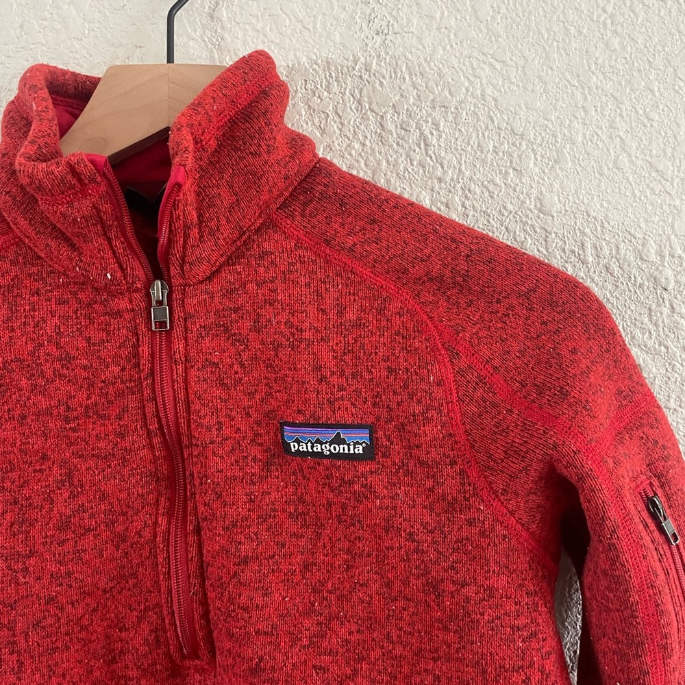 Patagonia Half Zip Red Pullover - Picture 3 of 10